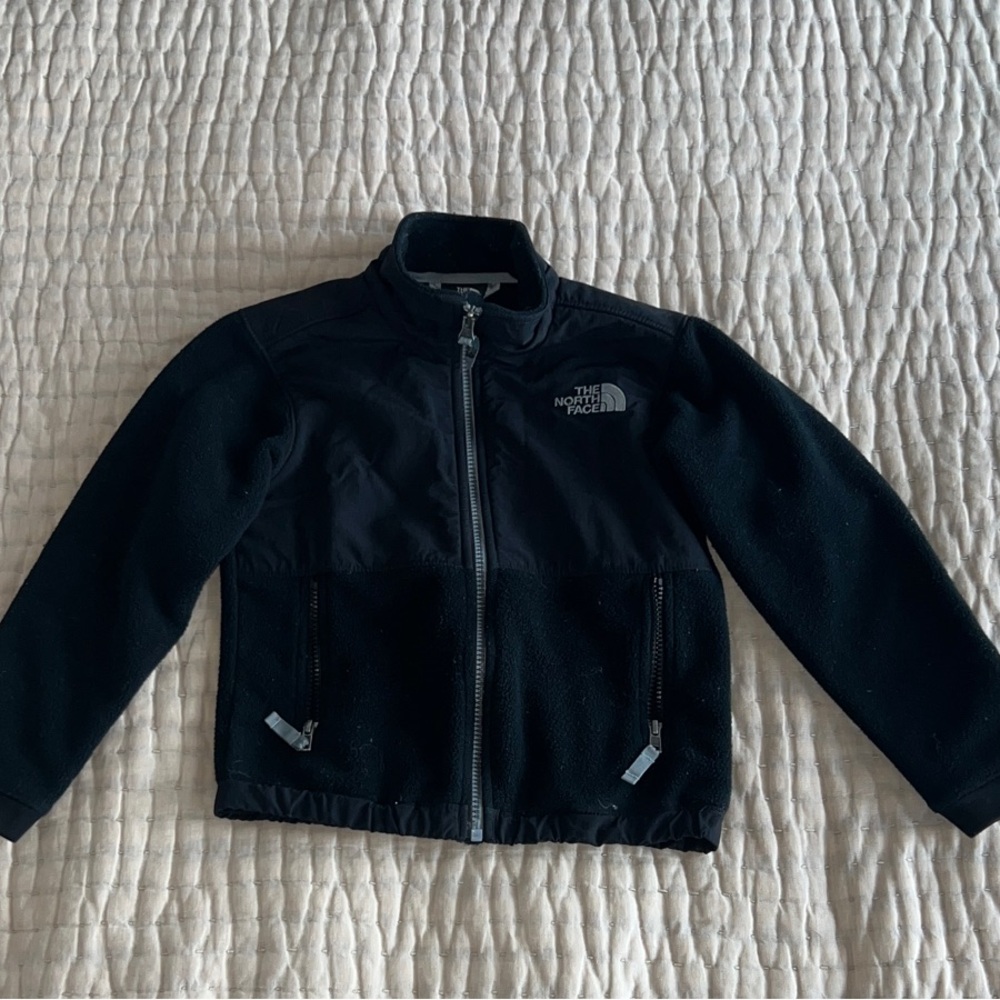 The North Face Kids Black Denali Fleece Jacket | XS (6)